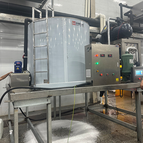 15吨片冰机交付青岛某食品厂